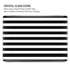 White and Black Stripes MacBook Air 15in (2023-2025) Case plus Skin